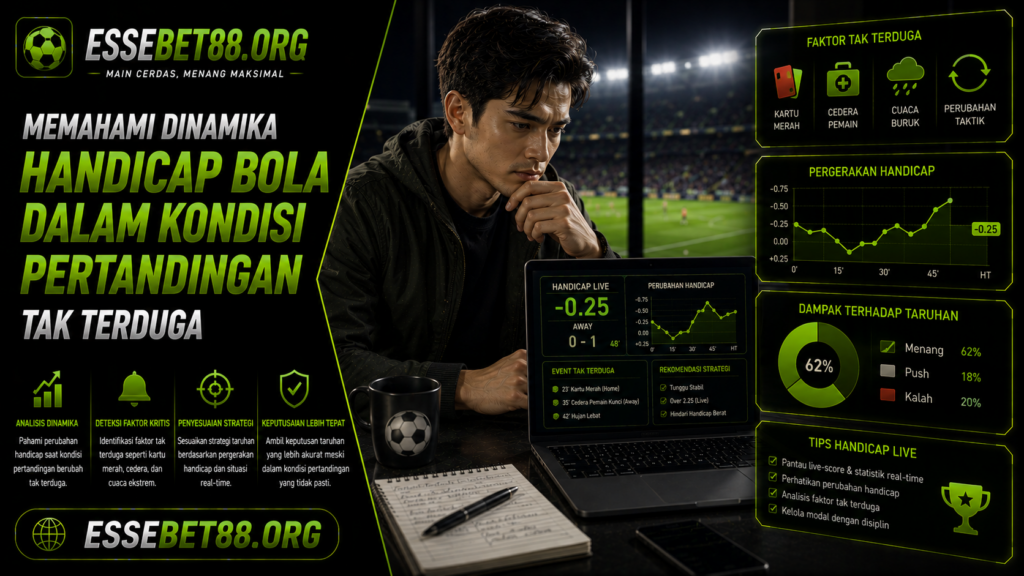 Memahami Dinamika Handicap Bola dalam Kondisi Pertandingan Tak Terduga