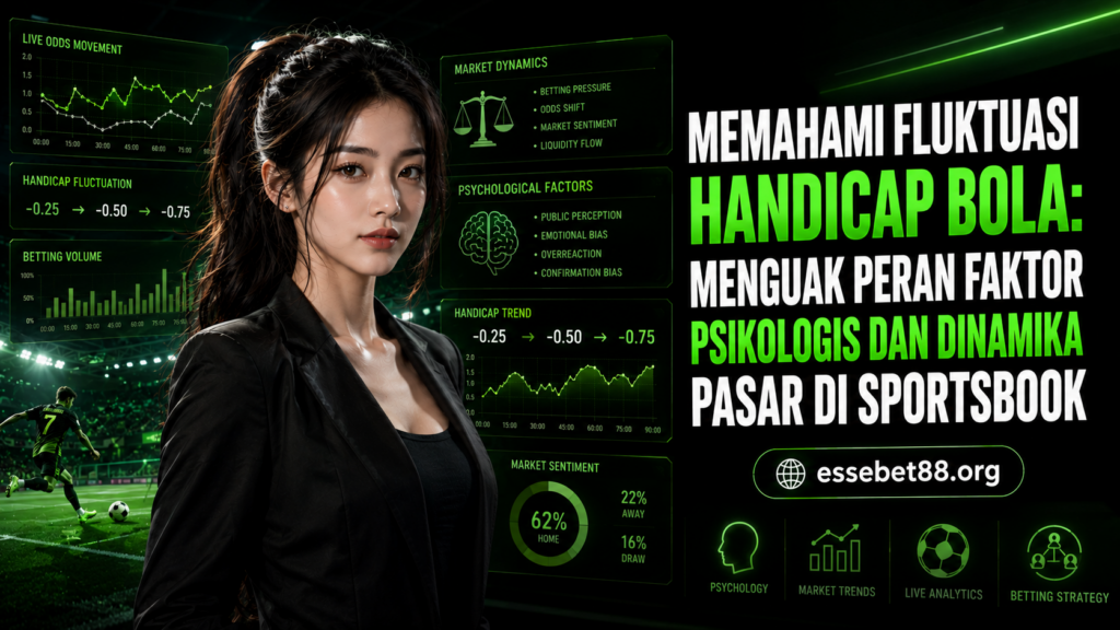 Memahami Fluktuasi Handicap Bola: Menguak Peran Faktor Psikologis dan Dinamika Pasar di Sportsbook