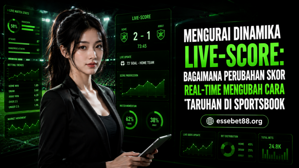 Mengurai Dinamika Live-Score: Bagaimana Perubahan Skor Real-Time Mengubah Cara Taruhan di Sportsbook