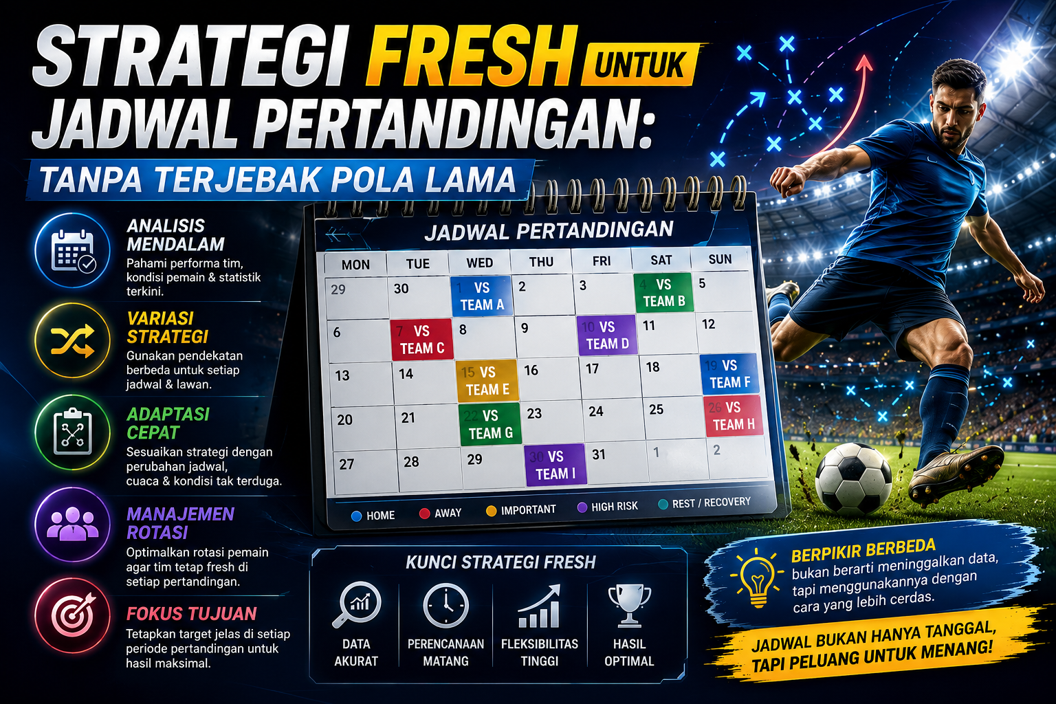 Strategi Fresh untuk Jadwal Pertandingan: tanpa Terjebak Pola Lama
